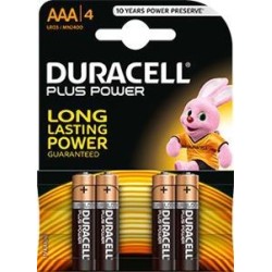 Duracell ML Plus MN2400 AAA LR03 1,5V  4 pcs