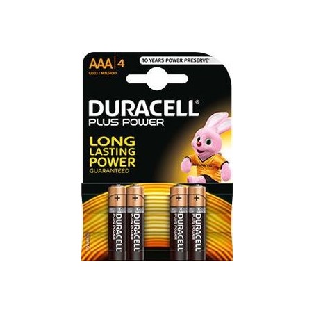 Duracell ML Plus MN2400 AAA LR03 1,5V  4 pcs