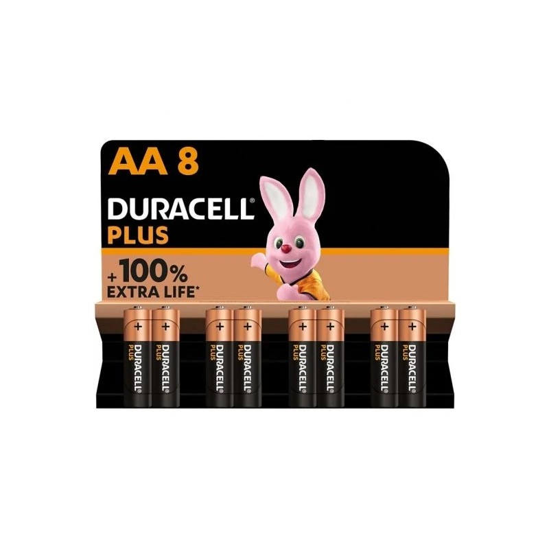 Duracell ML Plus MN1500 AA LR06 1,5V 8 pcs Duracell ML Plus MN1500 AA LR06 1,5V 8 pcs