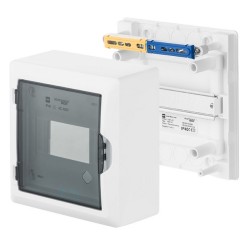 Verdeelkast opbouw 6 modules + terminal bars inc