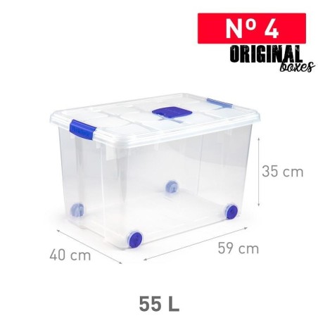 Opbergbox + deksel 55L (40 x 59 x 35cm) n° 4