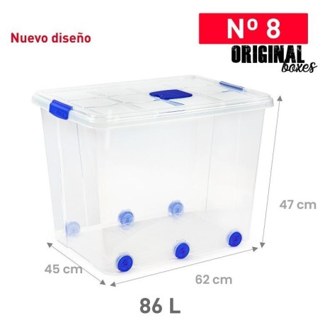 Opbergbox + deksel 86L (62x45x47cm) n° 8