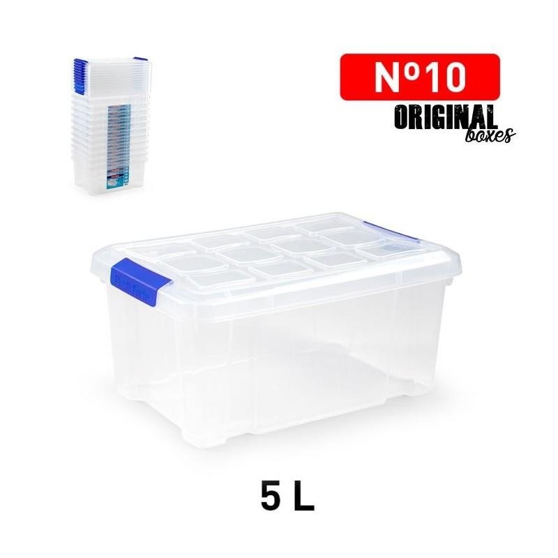 Opbergbox + deksel 5L  -n°10- 29x19x14cm