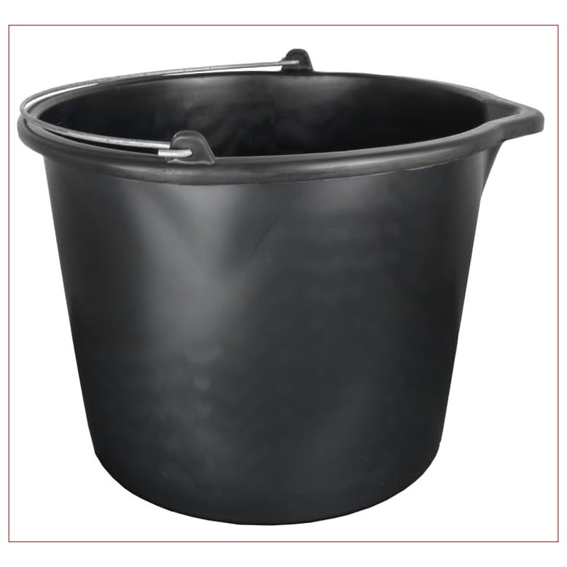 Bouwemmer 12 liter schenktuit Bouwemmer 12 liter schenktuit