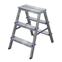 Aluminium ladder 2 x 3 treden - EN-131 -