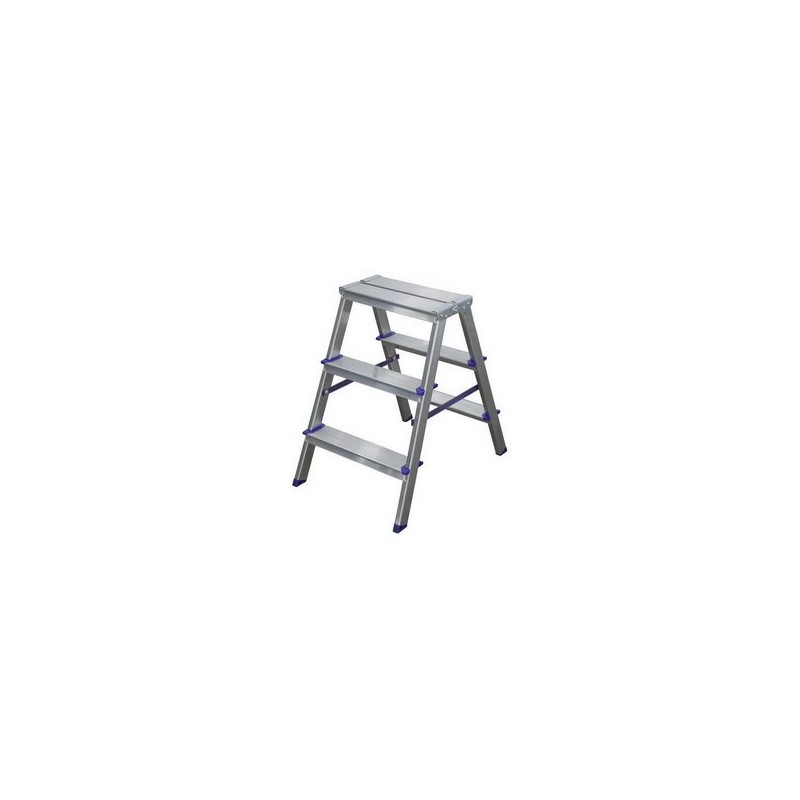 Aluminium ladder 2 x 3 treden - EN-131 - Aluminium ladder 2 x 3 treden - EN-131 -