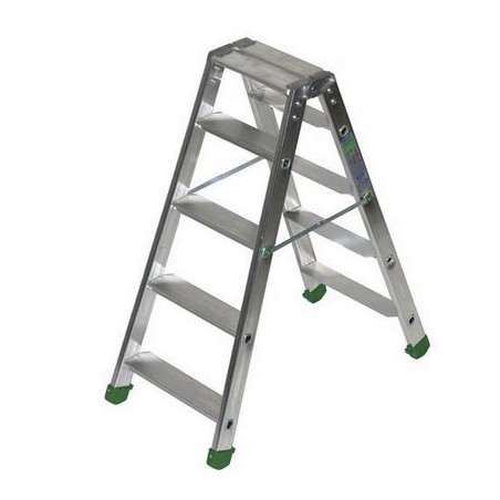 Aluminium ladder 2 x 5 treden - EN -131 -