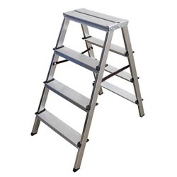 Aluminium ladder 2 x 4 treden  -EN-131-
