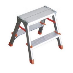 Aluminium ladder 2 x 2 treden - EN-131 -