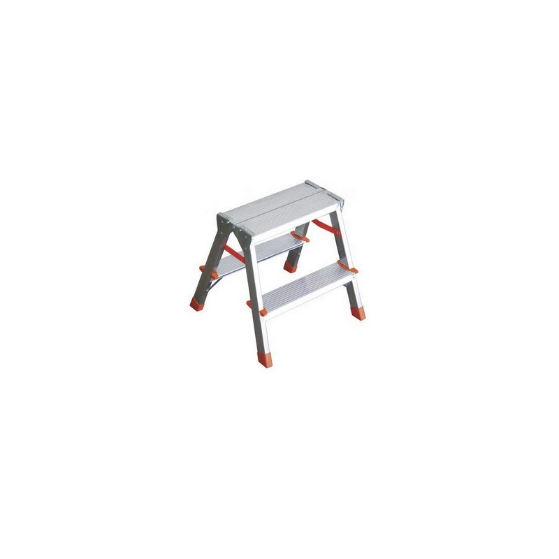 Aluminium ladder 2 x 2 treden - EN-131 - Aluminium ladder 2 x 2 treden - EN-131 -