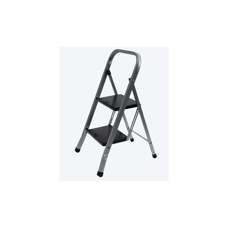 Huishoudtrapladder 2 treden - L44xP53x77 cm. Huishoudtrapladder 2 treden - L44xP53x77 cm.