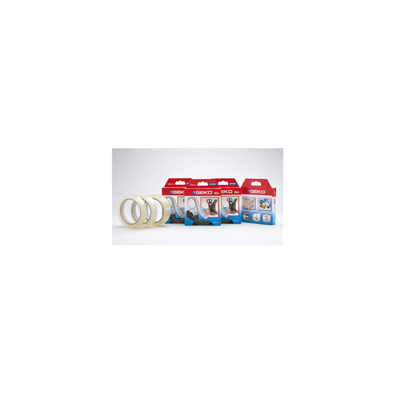 Geko TRANSPARENT TAPE MM19 X 66M Geko TRANSPARENT TAPE MM19 X 66M