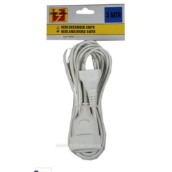rallonge 5.0 mtr plate 2 x 0.75 Bellson