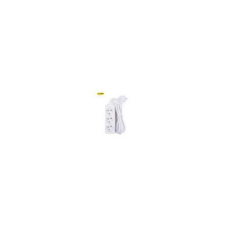 stekkerblok 3 + A-Pin + 1,5m kabel wit