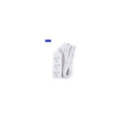 stekkerblok 3 + A-Pin + 3m kabel wit