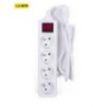 - multiprise 4V blanc+A-Pin+1,5m cable+interrupteu