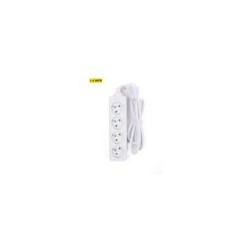 stekkerblok 4 + A-Pin + 1,5m kabel wit