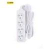 stekkerblok 4 + A-Pin + 1,5m kabel wit