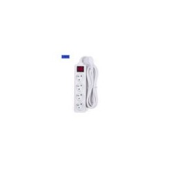 stekkerblok 4v wit+A-Pin+3m kabel+schakelaar