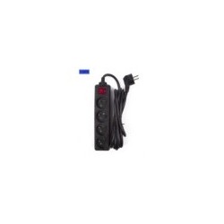 stekkerblok 4v zwart+A-Pin+3m kabel+schakelaar