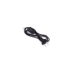 STROOMSNOER + STEKKER + DIMMER  ZWART