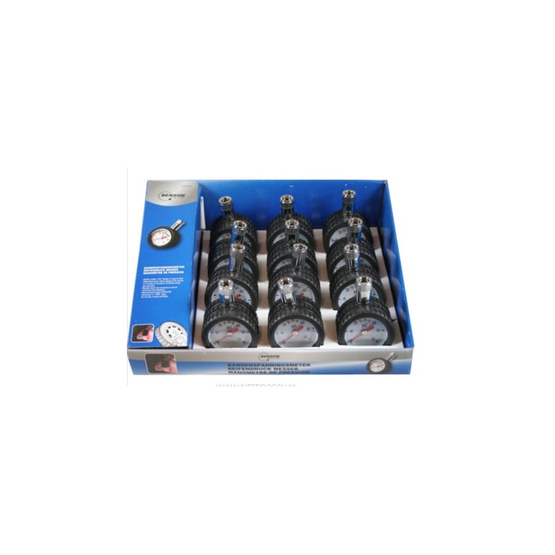 bandenspanningsmeter rubber grip/display bandenspanningsmeter rubber grip/display
