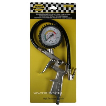 bandendrukmeter + spuit/voor compressor