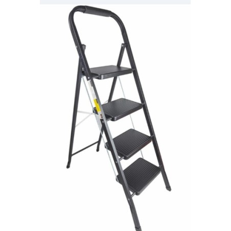 Huishoudtrapladder 4 treden  -  L45xP85x125 cm