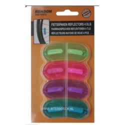 fietsspaken reflectors 4 dlg