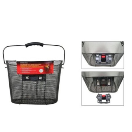 fietsmand metaal + houder 34 x 25 x 26 cm