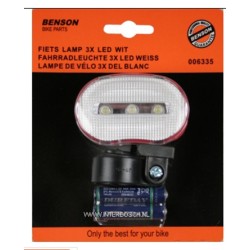 fietslamp  kate wit B/C