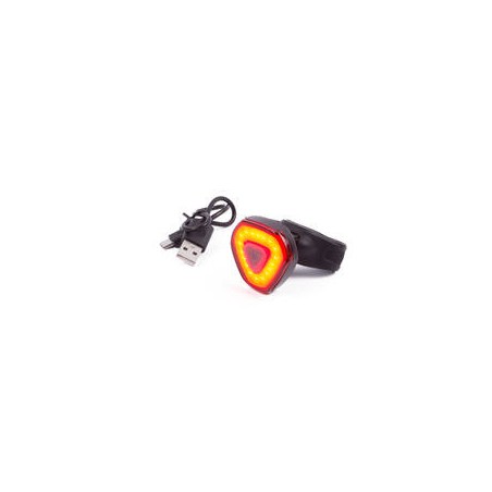 Fietslamp LED USB oplaadbaar rood
