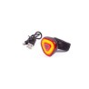 Fietslamp LED USB oplaadbaar rood