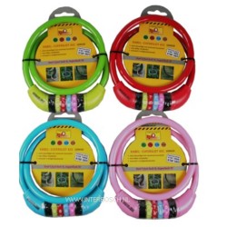 Kabel - cijferslot 431 10 x 650 kleur