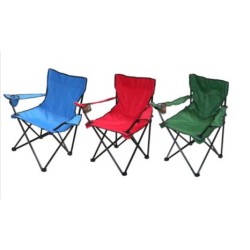 camping stoel met leuning mix kleur