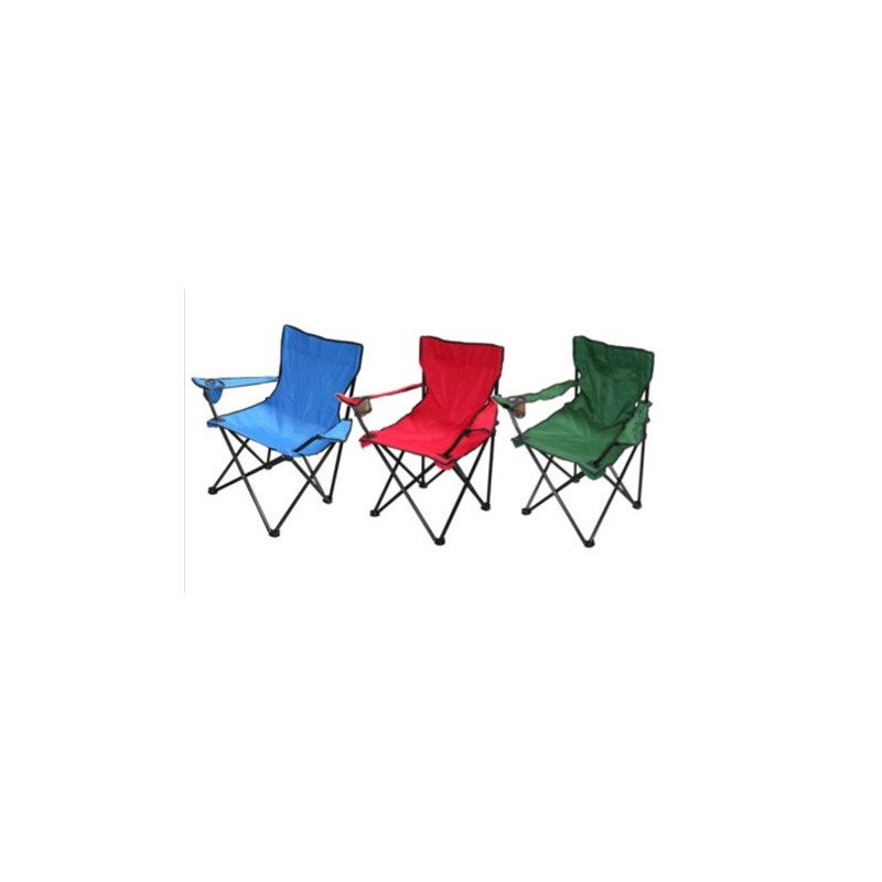 camping stoel met leuning mix kleur