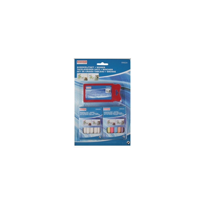 bordkrijtset + wisser bordkrijtset + wisser