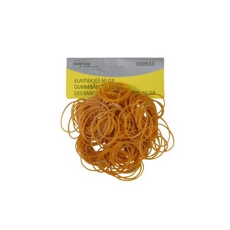 des bandes de caoutchouc 50 gr naturel