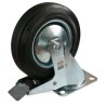 roulette pivotante + frein 200 mm