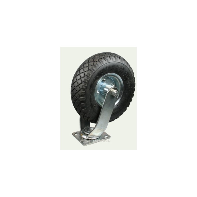 roulette pivotante + pneu