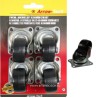 roulettes pivotantes 4 x 40mm noir