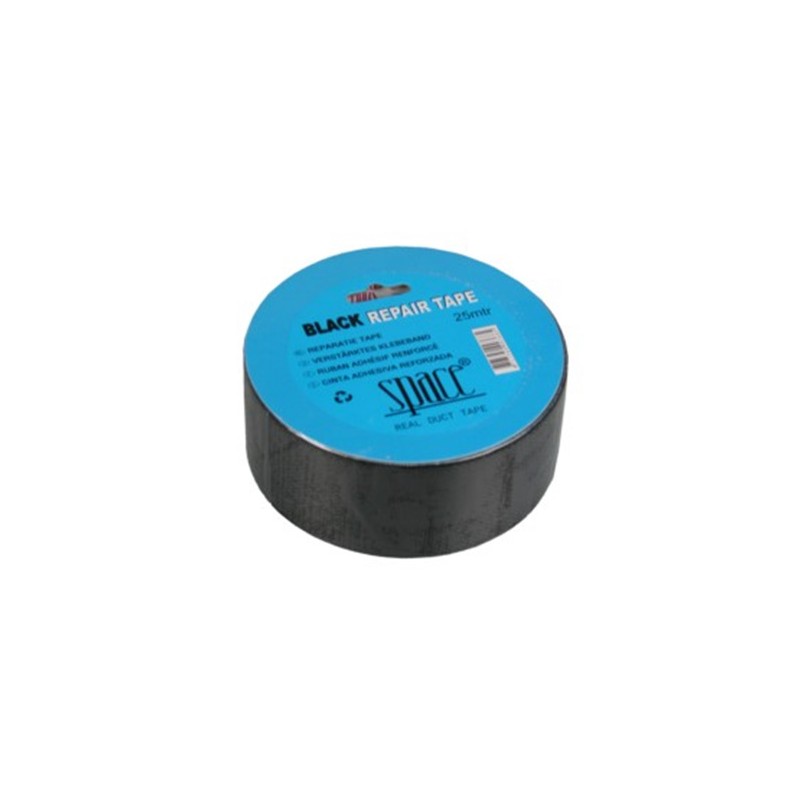 REPARATIETAPE 25 MTR SPACE ZWART