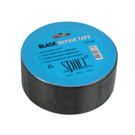 REPARATIETAPE 25 MTR SPACE ZWART